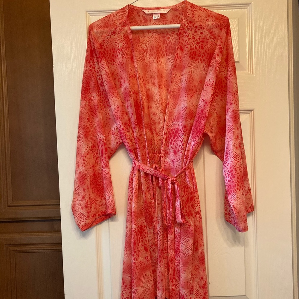 Victoria’s Secret Sheer Robe in Orange 🍊